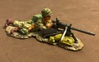 King   Country Dd Us Army Paratrooper Machine Gunner  Rare
