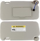 Pevest Lh Driver Side Sun Visor With Lights   Mirror Platinum Gray For Honda Hr-