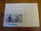 Vintage Original Kawasaki 175 F2 Motorcycle Brochure 1960 s