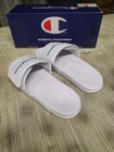 New Women s Champion Mega Slide Comfort Adjustable Slides Sandal White Pick Size