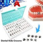 Dental Kid Primary Molar Crown Stainless Steel Pediatric Preformed 48 Size Usa