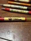 Vintage Advertising Mechanical Pencil Lot Of 7 Texaco Conoco Shell Ford Oil Gas