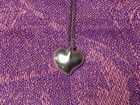 Vintage Tiffany   Co  Elsa Peretti Sterling Full Heart Pendant - As Is Chain