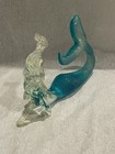 Acrylic Lucite Mermaid Figurine Clear Aqua Ocean Theme Nautical Coastal Decor