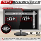 32 Inches Privacy Screen Filter For Computer 16 9 Widescreen Monitor   Privacy S