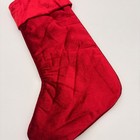 Christmas Spirit Nutcracker Gingerbread Beaded Velvet Tapestry Stocking Holiday
