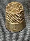 Antique Simon Brothers Co  Sterling Silver Thimble - 11 1 Grams