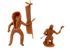 Louis Marx Toy Indian Chief Western Playset Plastic Figure2  Vintage 1964