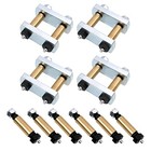  Heavy Duty Shackle Upgrade Kit Trailer Shackle Kit  Shackles Tandem 2 25 Black