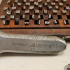 Used Schmidt Steel 1 8 Ssgt Stamps Letters Stencils 100 Letters Mecco Safety 