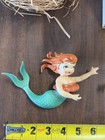 Vintage Made In Japan Mermaid Wall Plaques Hangs Decor - 2 With Original Box