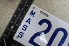 Massachusetts Porcelain 1912 License Plate Tag Ma   Mass  20917  aycf 