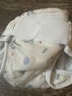 Gerber Reusable Cloth Diaper Cover Newborn Up To 12lbs Baby Print Hook Loop Usa