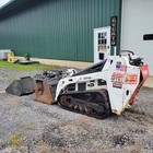 Bobcat Mt52 Track Skid Steer Loader 36  Bucket   Grapple Just Serviced No Issues