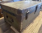 Mendel Drucker Trunk Co  Wwi U s  Army Medical Military Footlocker Antique