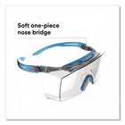 3m Sf3701xsgab 3700 Otg Series Protective Eyewear - Blue Frame Clr Lens  New