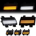 2pcs Led Smoke Sequential Fender Lights W turn Signal Drl For Jeep Wrangler Jl