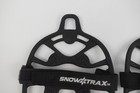 Snow Trax Adjustable Straps Ice Cleats Black Size Small Medium L xl  Very Good