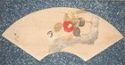 Japanese Painting Hanger Scroll Japan Vintage Old Bird Camellia Original F864