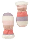 Nwt Gap Pink Stripes Pro Fleece Sparkle Mittens Gloves New Baby Xs 12-24 Months