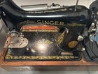 Vintage 1935 Singer Sewing Machine 99k Case With Key And Knee Bar