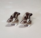Lot Of 2 Lomonosov Porcelain Miniature Chipmunk Figurines