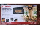 Dimplex Patio Heater Wall Mounted Natural Gas Infrared W  Protective Grill