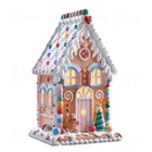 Lighted Christmas Gingerbread House Candyland Holiday Tabletop Home Accent Decor
