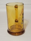 Vintage Walt Disney World Pirates Of The Caribbean Amber Glass Mug Mickey Mouse 