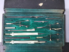 Complete 1920 s Eichmuller   Co S-ii Technical  Drafting Set W orig  Case