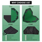 48  8-player Foldable Poker Table Top  Casino Texas Hold em Layout  Portable    