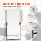 Board On Casters  Includes 1 Magnetic Eraser  3 Dry Erase Markers   Portable