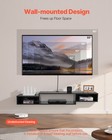 Uimoso Floating Tv Stand 59  Entertainment Center Power Outlet   Cable Hole