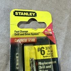 New Stanley Tools Drill   Driver Drill Bit  6  3 32  Pilot Stc-1646 Made In Usa