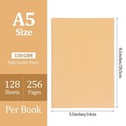 8 Pack A5 Size Sketchbook Blank Notebook Bulk Sketch Drawing Books Set