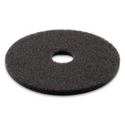 Stripping Floor Pads  20 In  Dia  Black   5-carton 