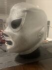 Mexican Wrestling Handmade Mask El  Santo  Prograde Japanese Lame W Leather
