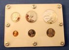 1974 British Virgin Islands 6 Coin Proof Set Franklin Mint-unique Plastic Holder