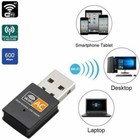 Mini Dual Band 600mbps Usb Wifi Wireless Adapter Network Card 2 4 5ghz 802 11 Ac