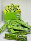 Juicy Jay   s Hemp Papers King Size Slim - Green Apple 24 Packs box 32 Leaves pack