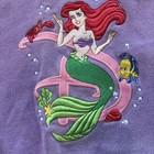 Vintage 90s Disney Store Girls Sweatshirt The Little Mermaid Ariel Flounder Xs 4