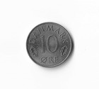 1980 Denmark - 10 Ore - 218 - Copper Nickel - 3g
