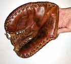 Vintage Mid-century Era Ted Williams Endorsed Leather Wilson Baseball Glove Mitt