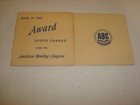 American Bowling  Congress Triplicate Award Patch