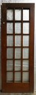 29x84 x1 75  Antique Vintage Old Wood Wooden Exterior French Door Window Glass