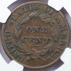 1829 1c Coronet Head Large Cent - Ngc F 15 Bn