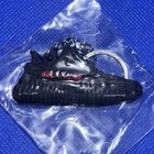 Adidas Yeezy Boost 350 V2 Sneaker Keychain 2d Flat Rubber 2 5    X 1 25    - Black