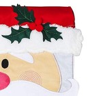 Embellished Santa Claus Christmas Applique Garden Flag - 12 5x18 Inches