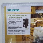 Siemens 20 Amp Afci gfci Dual Function Circuit Breaker Q120dfp 20a Qfga2