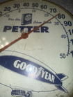 Vintage Petter  use The Blue Book  Goodyear Tires Blimp Advertising Thermometer